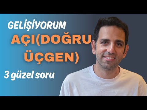 Açı Soru Çözümü (doğru ve üçgen) Üçgen-7