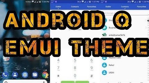 Android Q Theme for EMUI 5.X/ 8.0/8.1