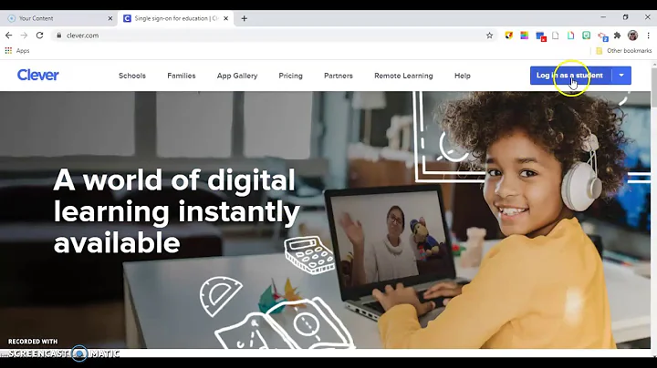 How to log into Clever for Big Hollow. Students