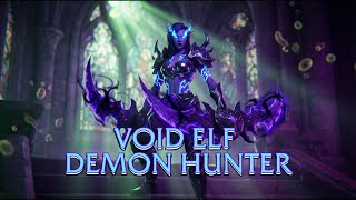 The Most Edgy Combo? VOID ELF DEMON HUNTER is Finally Here! (Customization Guide) #charactercreation