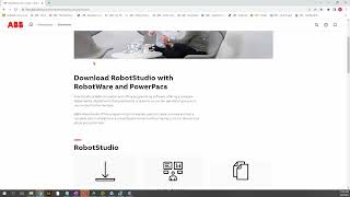 Downloading RobotStudio