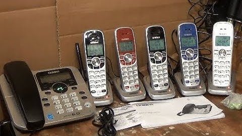 Uniden DECT-1588 with Colorful Handsets | Initial Checkout