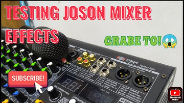 JOSON MIXER EFFECTS TESTING | SOBRANG DAMI😱😱😱