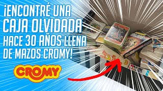 Encontré una caja llena de mazos de Cromy! 80s y 90s a full RETRO!!