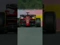F1 Testing Barcelona. Ferrari F1-75 porpoising in the track&#39;s straight. F1 Testing cars bouncing BCN