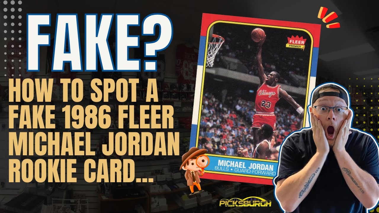 fake 1986 fleer jordan