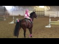 5 year old jumping 2'6" Jumping Course - Kinsley and Ruby