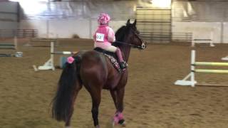 5 year old jumping 2'6' Jumping Course  Kinsley and Ruby