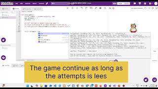 Number Guessing Game | Python Editor | PictoBlox