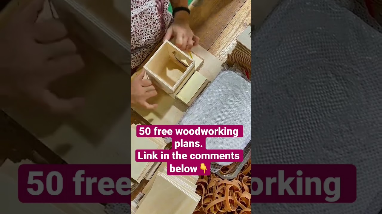 Free woodworking plans and projects🪚🪵 