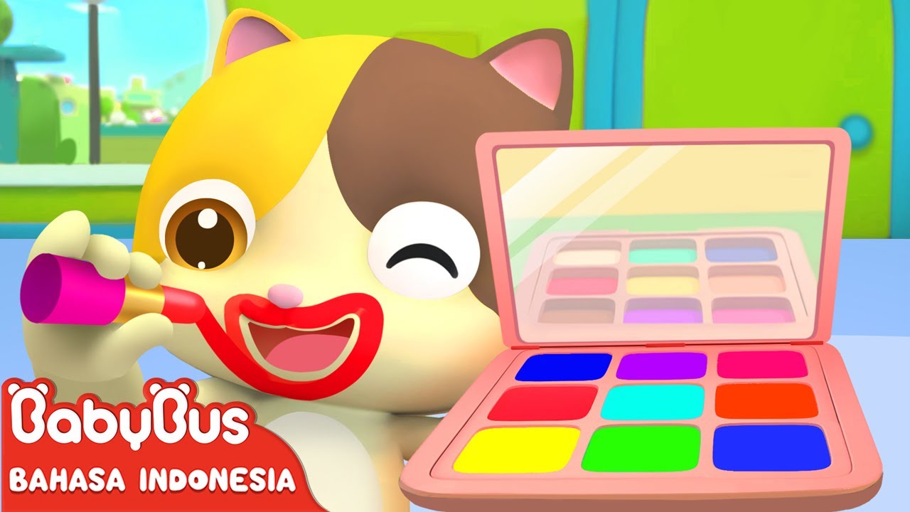 Bayi Kucing Belajar Mewarnai | Lagu Anak Mewarnai | Lagu Anak | Lagu Lucu | BabyBus Bahasa Indonesia