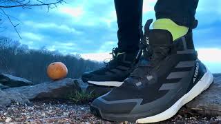 Asmr Sneaker Crush Adidas Terrex Free Hiker 2 Gtx Vs Orange & Apple Satisfying