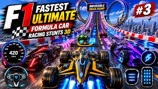 F1 Fastest Ultimate Formula Car Racing Stunts 3D - Impossible Mega Ramp GT Car 3D Gameplay #3 screenshot 3