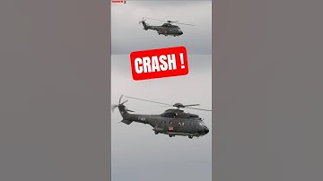 Radio controlled Helicopter crashes hard after engine failure !