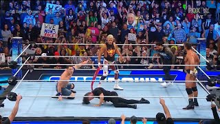 Cody Rhodes, John Cena e Jey Uso attacks The Judgment Day and Solo Sikoa  WWE SmackDown 10/6/2023