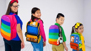 VUELTA AL COLEGIO: Cuentos de Mochilas con Jannie y Lyndon por Juguetes y Colores