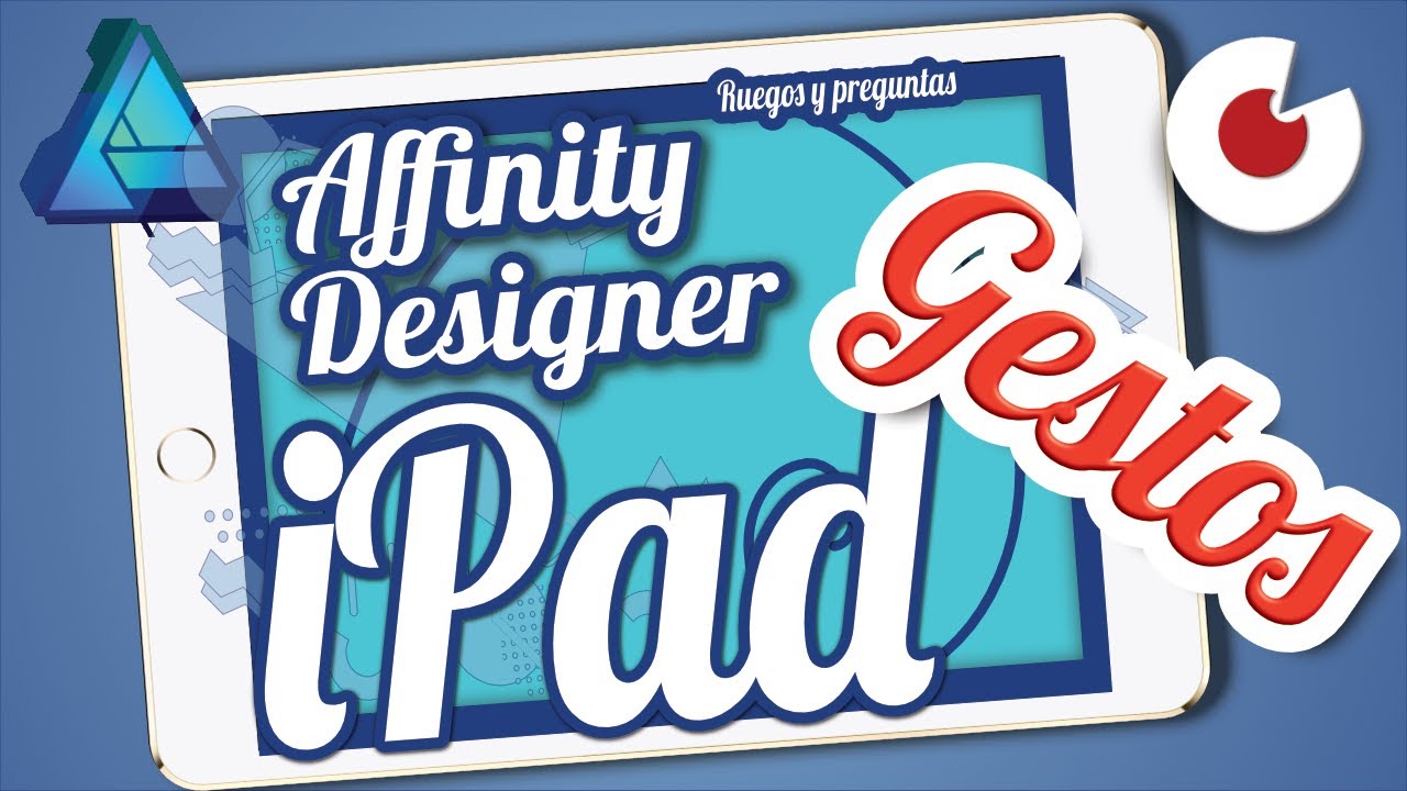 Affinity Designer ipad Tutorial 2021 Gestos - YouTube
