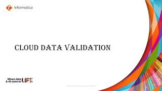 Cloud Data Validation