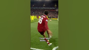 “Corner taken quickly…” 😏