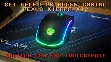 Cara Setting Macro Point Blank Mouse Gaming (Rexus Xierra X13).