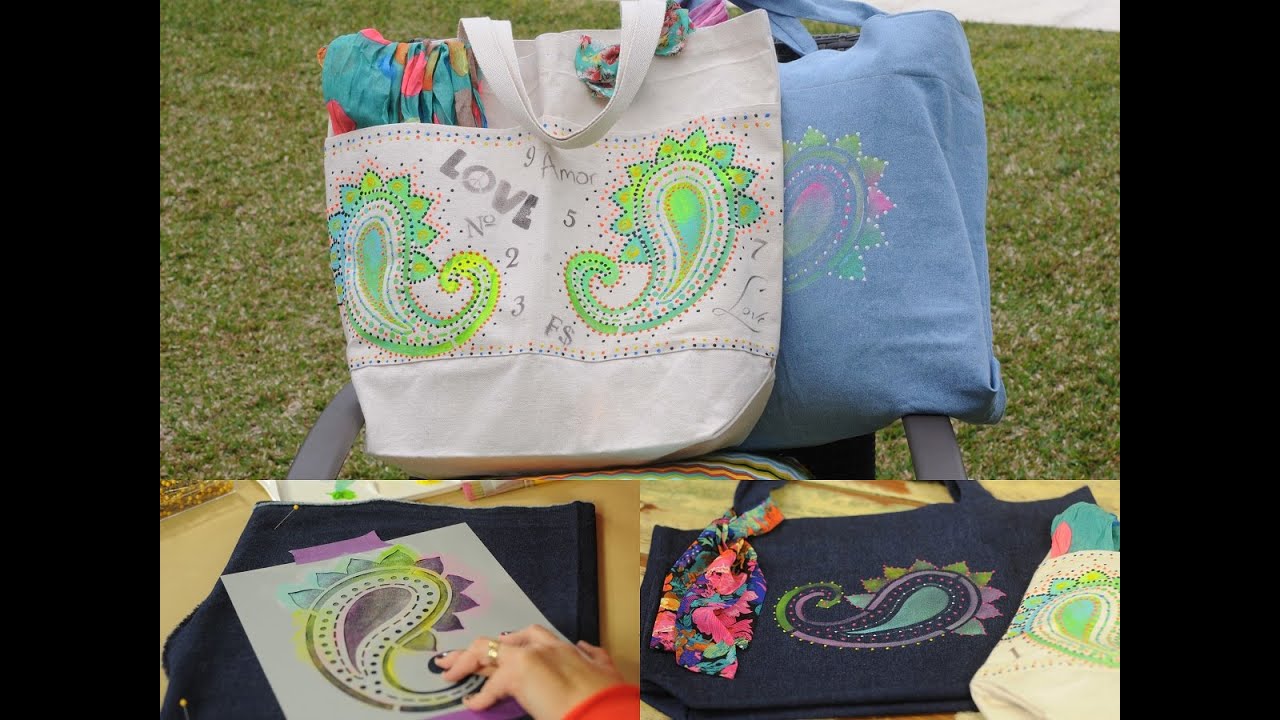 Bolsas de yute y loneta Cupira - Bolsa en tela de manta, especial para las  que gustan de pintar en tela