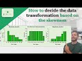 How to decide the data transformation based on the skewness #data #transformation #skewness