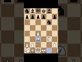 Staunton Gambit — One Mistake and It’s Over! 🔥♟️ #chessgame #trending #shortvideo
