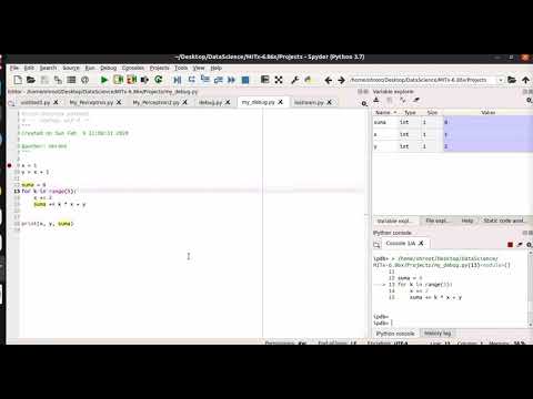 debug python with spyder