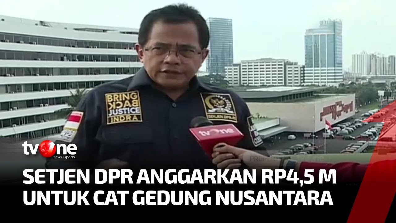 Cat Atap Gedung DPR Rp4,5 Miliar | Kabar Utama tvOne - YouTube
