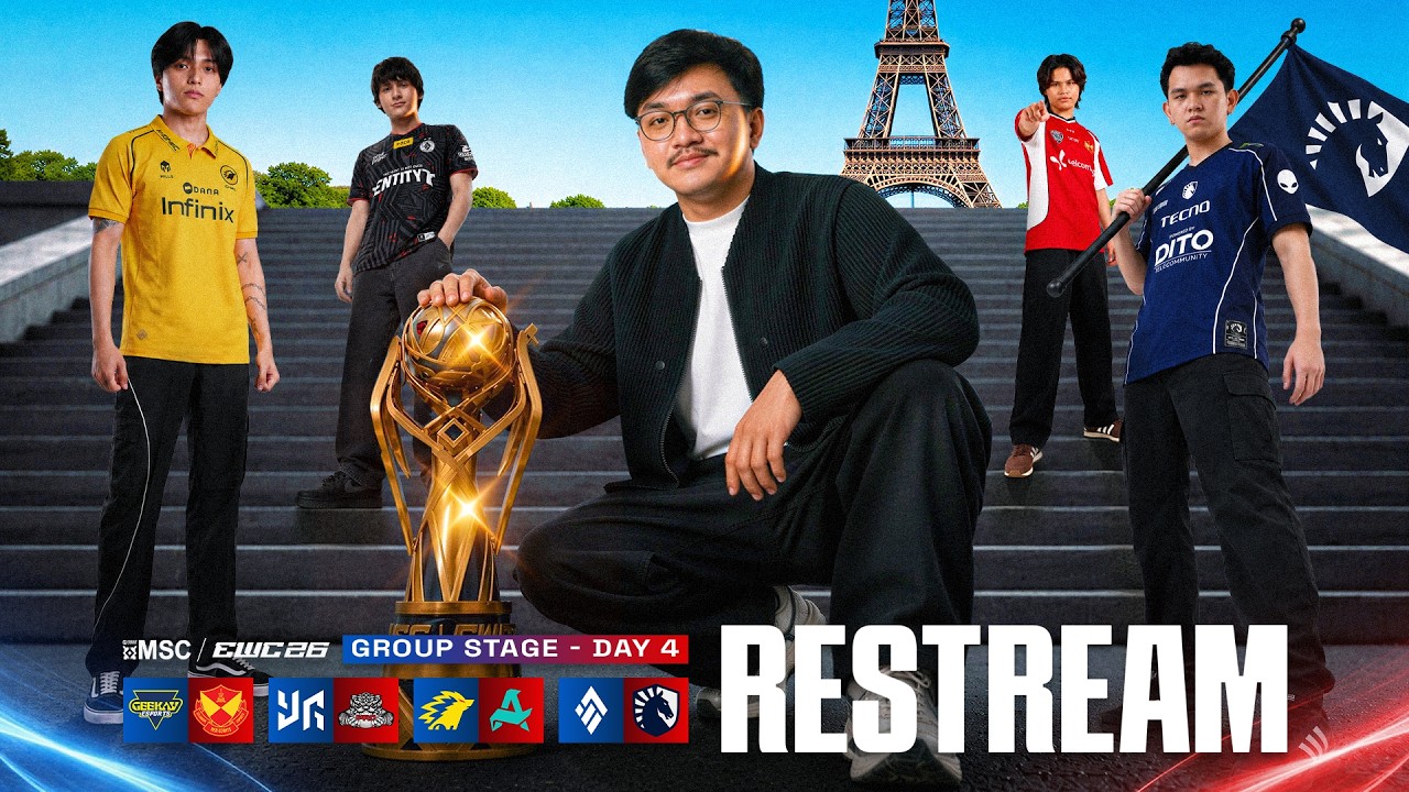 LANGSUNG SAJA MATCH RILL BERAS HARI INI | DAY 4 GROUP STAGE MSC AT EWC 26