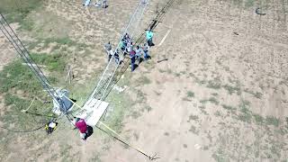 70 foot Universal tower falling derrick raise