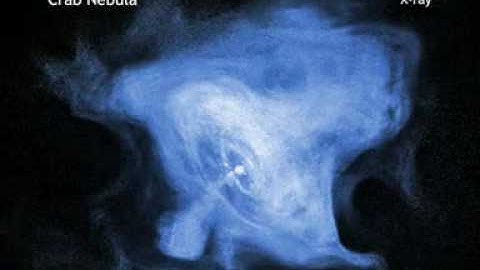 Multiwavelength Crab Nebula in 60 Seconds (Standard Definition)