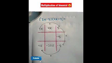 multiplication of binomial 😮#short #viralvideo #viralshort #math #study #youtubeshorts