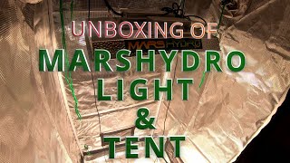 UNBOXING OF MARS HYDRO TS1000 AND 2X2 TENT