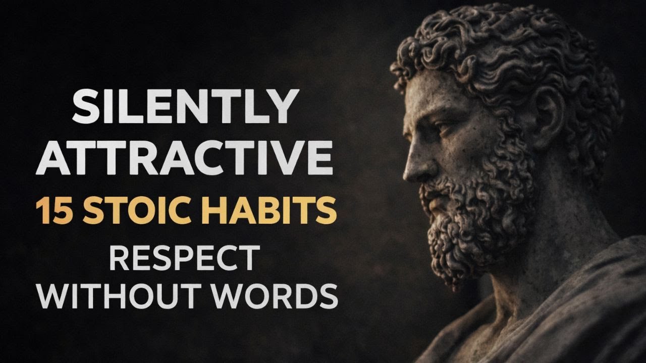 How to Be Silently Attractive — 15 Stoic Habits That Command Respect Without Words.
