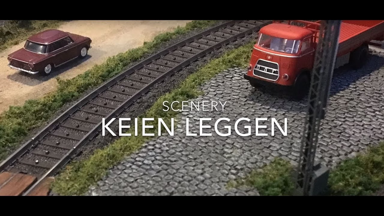 How to lay boulders in H0 - Wie man Blöcke in H0 legt - Keien leggen in H0 - PvL