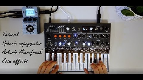 New Dawn Tutorial - how to make an arpeggiator with Arturia Microfreak and Zoom MS-70CDR