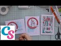 Tutorial pretty quick stained glass roses stamp set by crafti potential d
