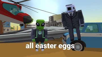 All Easter eggs in SSB2 (Simple Sandbox 2)  v.1.6.97