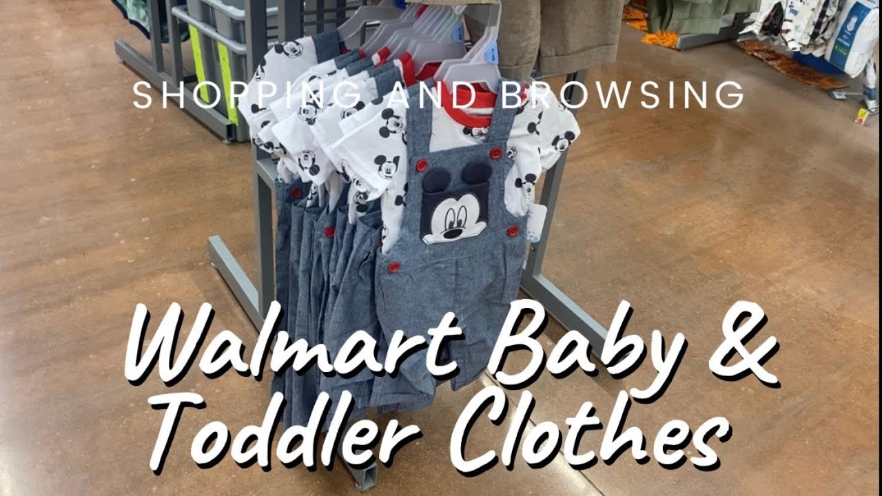 WALMART BABY & TODDLER CLOTHES SHOP WITH ME * WALMART SHOP WITH ME
