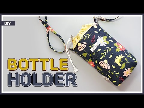 DIY/ BOTTLE HOLDER/ BOTTLE COVER/ 물병커버 만들기/ 보틀커버/ 물병파우치 만들기/ sewing/ tutorial [Tendersmile Handmade]