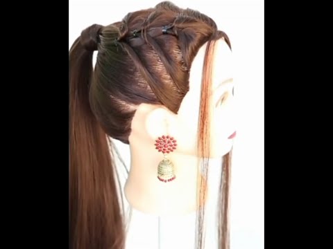 #Shorts |Easy Hair Styles |easy and unique ponytail