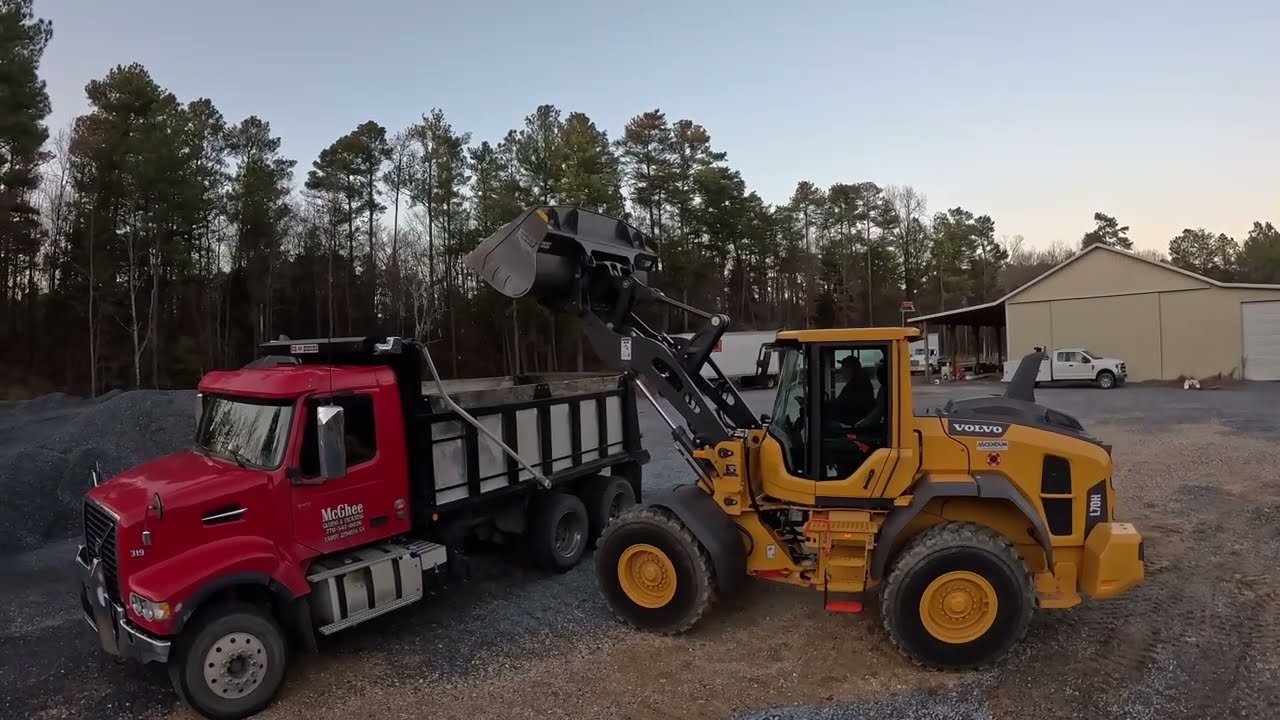 Putting Gravel In Storm Shelter 