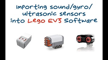 Downloading Update Bricks (Sound/Gyro/Ultrasonic Sensor) In Lego EV3 Software