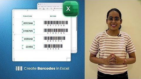 How to Create Barcodes in Excel & Google Sheets | Easy & Step By Step