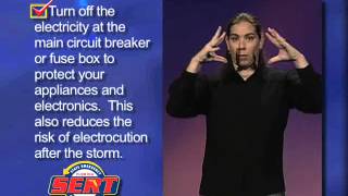 Evacuation Checklist - American Sign Language