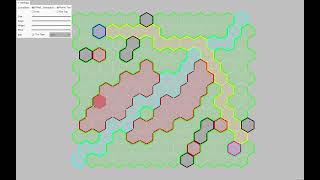 Hexagon Grid Terrain Painting and A*