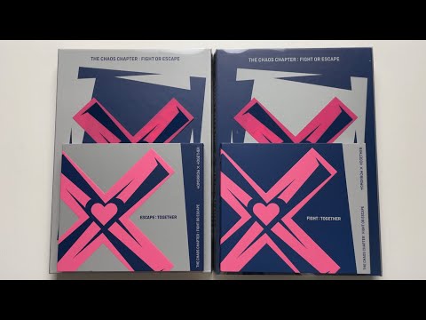 ♡Unboxing TXT 투모로우바이투게더 2nd Album Repackage The Chaos Chapter: Fight or Escape (All Ver.)♡