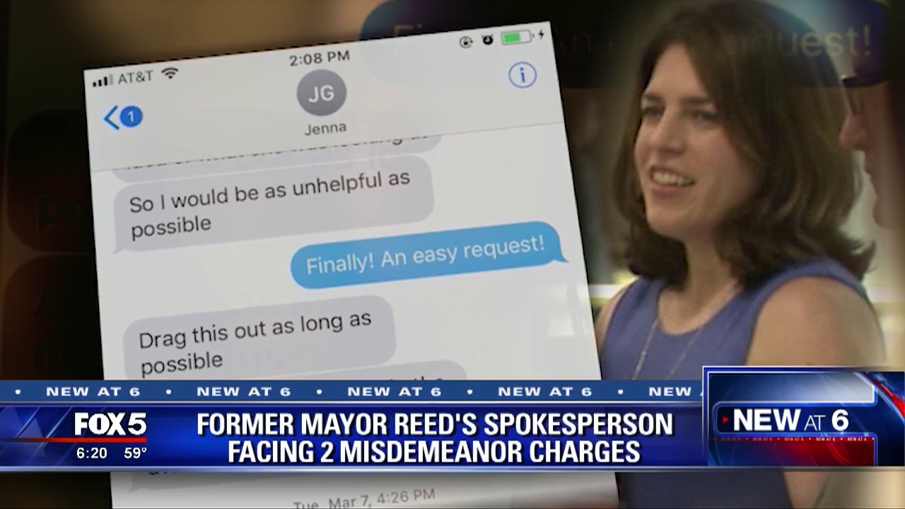 Former Mayor Reed's spokesperson facing 2 misdemeanor charges