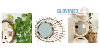 Rattan Mirror Collection for Home Decor | GLOVIMEX COMPANY LIMITED
